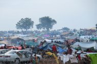 UNMISS provides protection to civilians fleeing recent violence in Wau. 